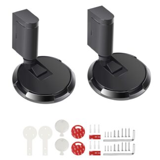 Reguleeritav uksetõke, must (2tk, 61mm)