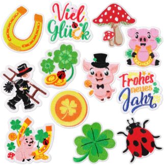 Triigitavad embleemid, õnnemotiivid (12tk)