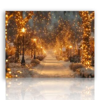 Jõuluteemaline seinapilt, lumememm (30x40cm)