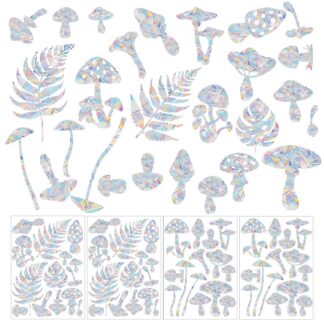 Peegeldavad aknakleebised, lehed ja seened (4tk)