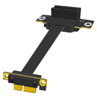 PCIe riser-kaabel, must (10cm)