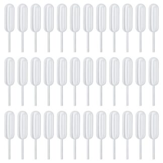 Plastikust pipetid, läbipaistvad (120tk, 4ml)