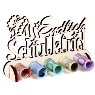 Puidust kingitusraha hoidja koolialustajale