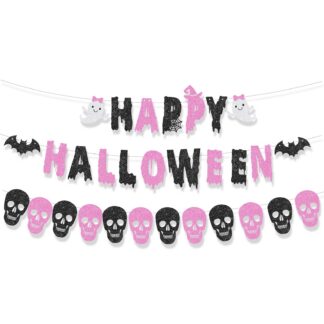 Halloweeni vanikute komplekt, must ja roosa