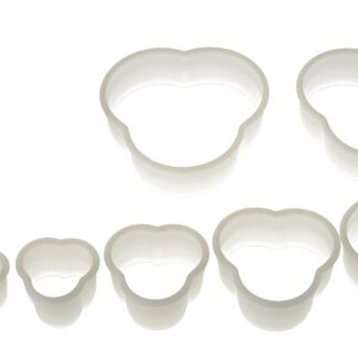 Küpsisevormid, valge (3.5x12.5x13.5cm)