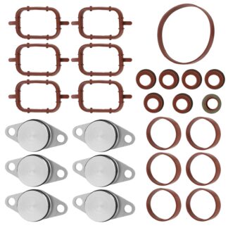 Sisselaskekollektori tihendite ja pöördklappide komplekt (22mm)