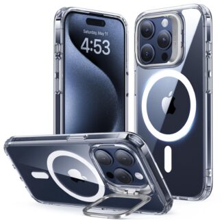 Telefonikaaned iPhone 15 Pro, MagSafe, läbipaistev