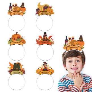 Kalkuniga peapaelad, juukseaksessuaarid (6tk)