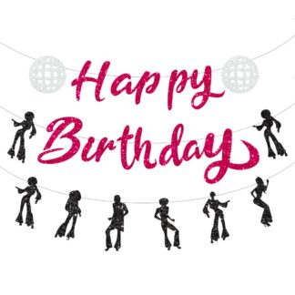 Disko-stiilis sünnipäevakaunistused