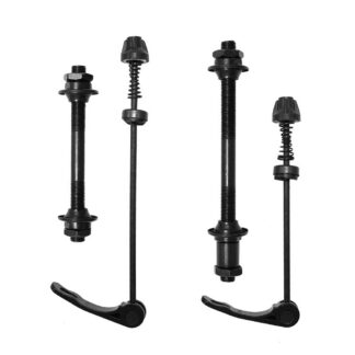 Jalgratta rummu ja telje kiirkinnituste komplekt, hõbedane (4tk)