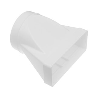 Ventilatsioonitoru üleminek, neljakandiline ümaraks (22x9cm, Ø15cm)