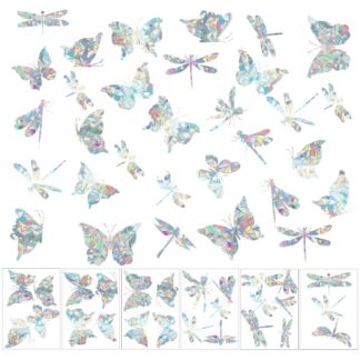 Linnukaitse aknakleebised, liblikad ja kiilid (6 lehte)