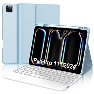 Klaviatuuriga kaaned iPad Pro 11" M4 (2024), sinine