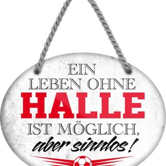 Jalgpalliteemaline metallist silt (18x14cm)