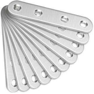 Sirged ühendusplaadid, roostevaba teras (10tk)