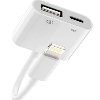 Lightning ja USB OTG adapter, must