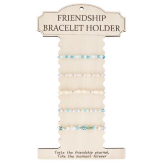 Seinale kinnitatav puidust käevõrude hoidik (13 pesaga)