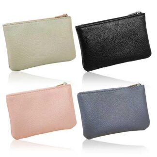 Naiste väike nahast rahakott 1 tk, juhuslik värv