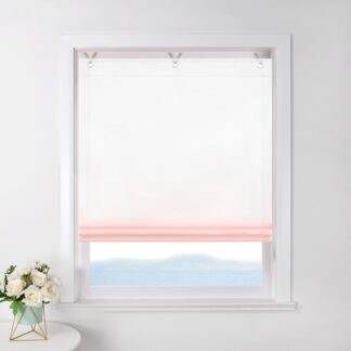 Rooma rulookardin, ilma puurimiseta, roosa (60x130cm)