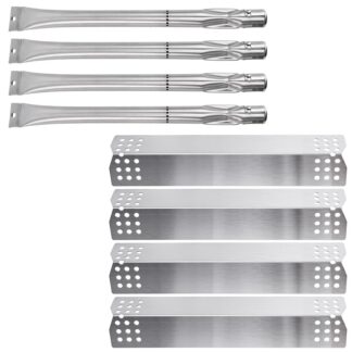 Grilli põletid ja katted, roostevaba teras (4tk, 37-38cm)