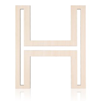 Puidust täht H käsitööks (30cm)