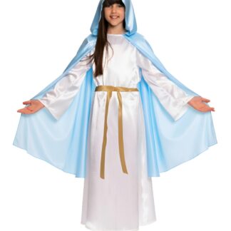 Maarja kostüüm lastele, valge ja sinine (s. 122-128)