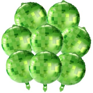 Ruudulised õhupallid, mitmevärvilised (8tk, 46cm)