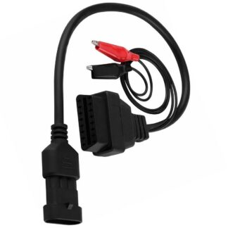 OBD2 diagnostikaadapter FIAT-ile, must (16-pin)