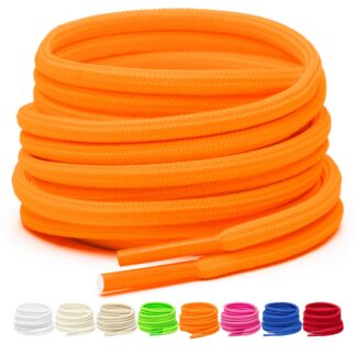 Tugevad ümarad saapapaelad, oranžid (4mm)