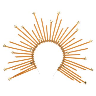 Kiirtega peavõru tähtedega, kuldne