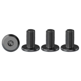 Roostevabast terasest kumerpeaga kruvid, mustad (20tk, M4x10mm)