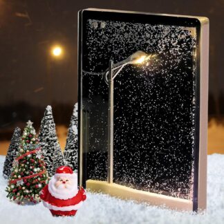 Ise kokkupandav lumesaju motiiviga öölamp (DIY)