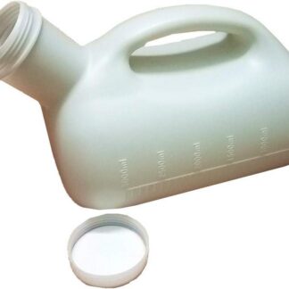 Meeste uriinipudel kaanega, valge (3000ml)