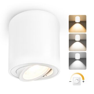 LED prožektorvalgusti, hämardatav, valge (5W, 80mm, 500lm)