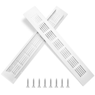 Alumiiniumist ventilatsioonirest, hõbedane (30x5cm)