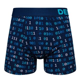 Puuvillased bokserid meestele, mustriga, sinine (S)