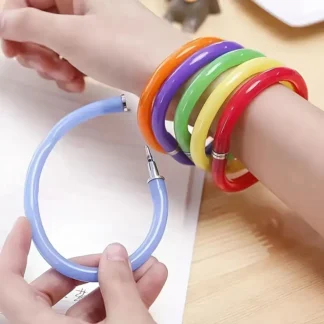 Kaks ühes käevõru ja pastakas, 1 tk, juhuslik värv, kirjutab sinise tindiga