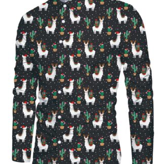 Meeste pika varrukaga jõulusärk (XXL)