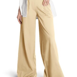 Laiad Palazzo-stiilis naiste püksid, khaki (XL)
