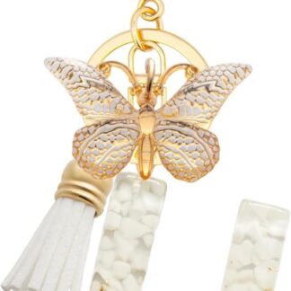 Naiste võtmehoidja tähe ja liblikaga