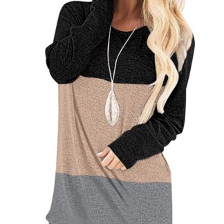 Pikkade varrukatega tuunika, must (3XL)