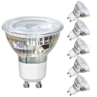 LED pirn GU10, soe valgus (6tk, 5W)