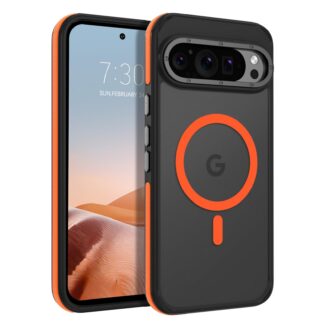 Google Pixel 9 Pro XL telefonikaaned, magnetilised, must/oranž