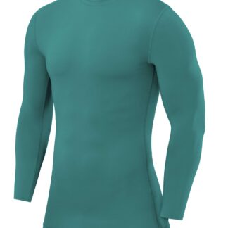 Pikkade varrukatega kompressioonsärk meestele, roheline (L)