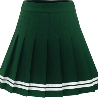 Veniv volditud seelik, roheline ja valge (XXL)