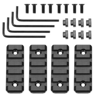 Picatinny relsi komplekt kinnitustega (4tk, 5 pesaga)