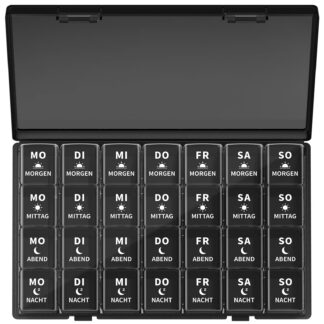 Ravimikarp 7 päevaks, värviline (28 lahtrit)