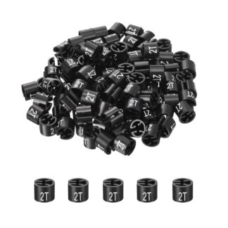 Riidepuu suurusemärgised, must (175tk, s. 2T)