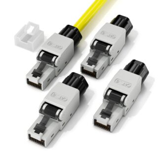 RJ45 võrgupistik Cat6, tööriistavaba (4tk)
