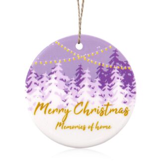 Keraamiline riputatav jõuluehe, valge